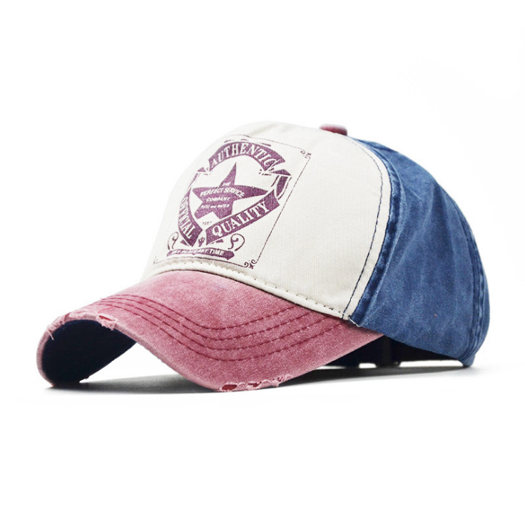 Spring/summer new baseball cap for men and women, coated cotton sun hat, shine outdoor hat