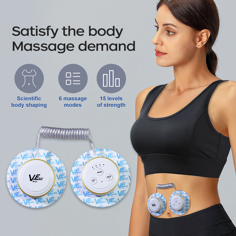 EMS microcurrent slimming machine electrode massage patch fat loss new VE sports body shaper lazy slimming machine