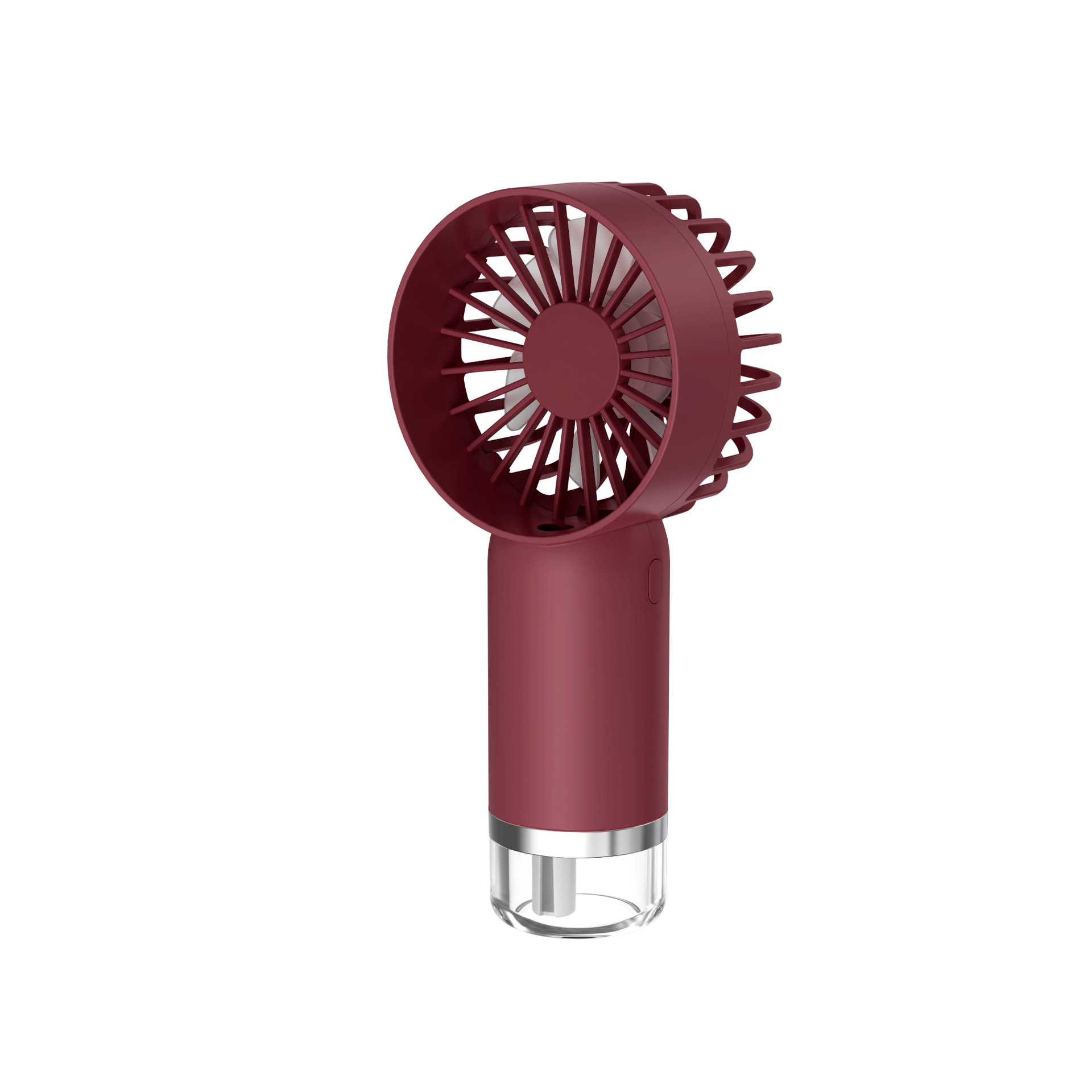 Handheld spray fan portable humidification cooling handheld small fan USB charging silent desktop fan