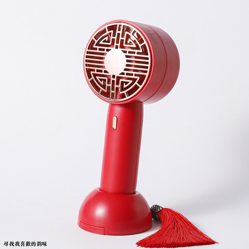 New Country USB Small Fan Compact Portable Air Conditioning Folding Handheld Charging Mini Desktop Companion Gift