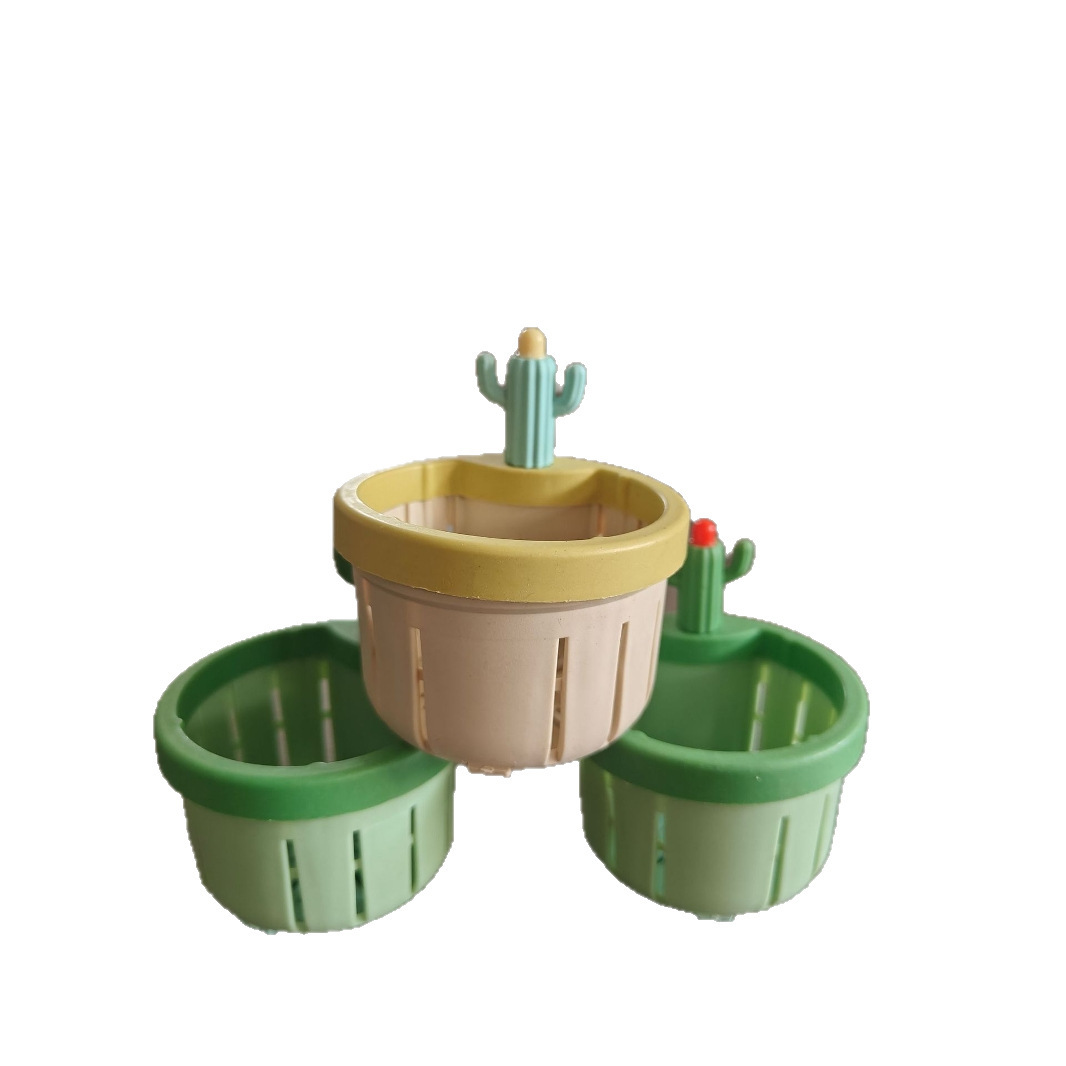 Cactus Sink Filter Basket Kitchen Drain Basket Sink Residue Anti-clog Anti-odor Anti-insect Filter Net