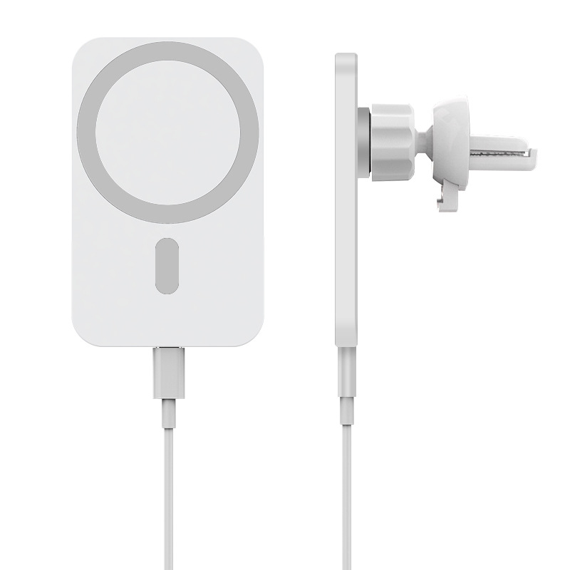C22 magnetic car wireless charger for Apple phone air vent mount car magnetic wireless charger