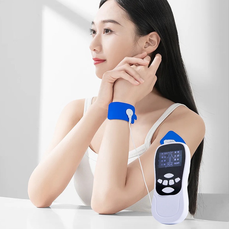 Meridian instrument acupoint massager digital pulse physiotherapy device health multifunctional rechargeable mini cervical patch