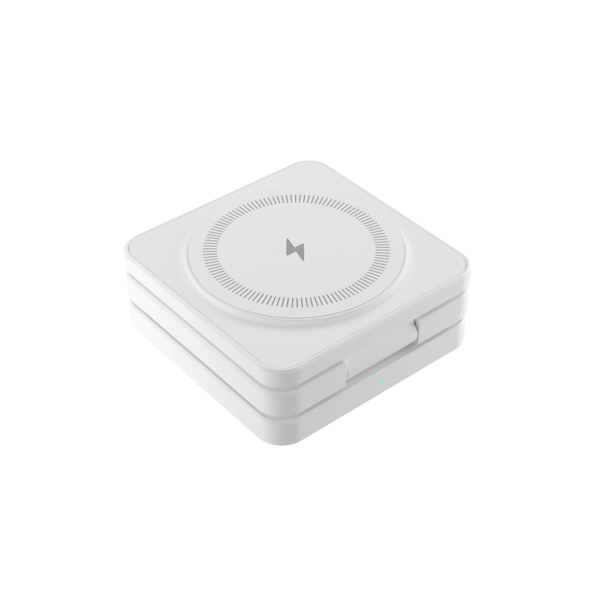 iw30Pro-Qi Version 3-in-1 Foldable Wireless Charger for iPhone, Earphones, Watch, and