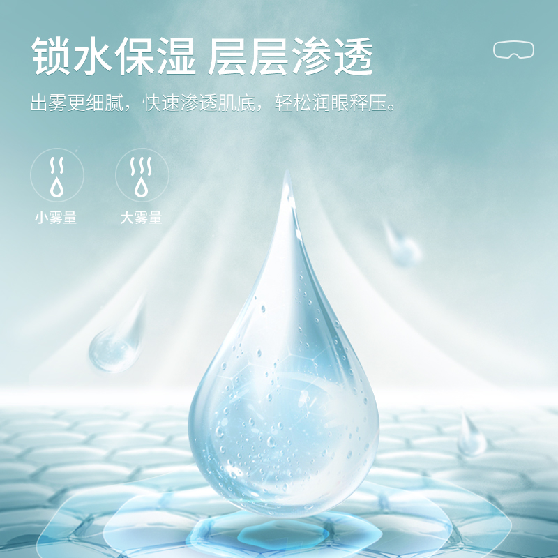 Shushenyi Eye Massager Eye Relieve Fatigue Smart Steam Eye Mask Children Atomizing Eye Moisturizer Hot Compress