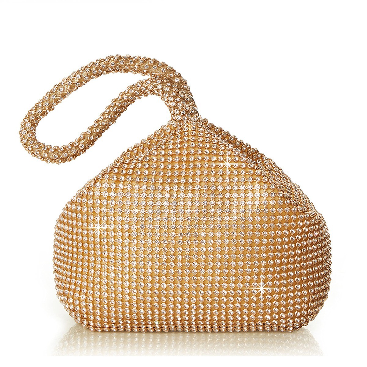 Large Mine Bag Evening Bag Pure Handmade Rhinestone Evening Bag Clutch Banquet Bag Women's Handbag Diamond Bag