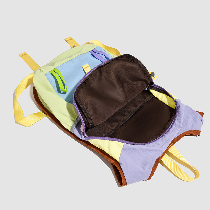 Casual lightweight large capacity double-shoulder bag outdoor nylon sports backpack new letter travel backpack