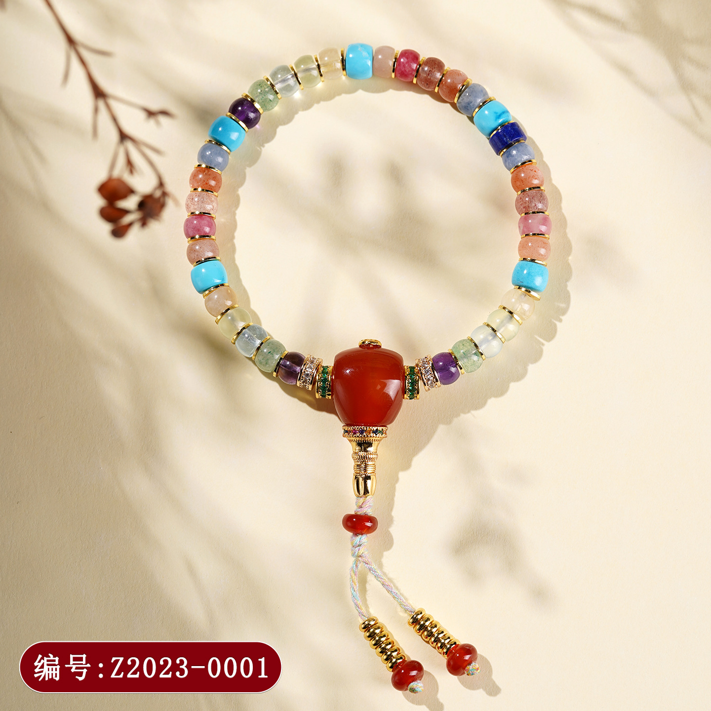 Natural White Crystal 108 Beads Multi-loop Bracelet Necklace Cultural Creative National Bracelet Unisex New Prayer Beads