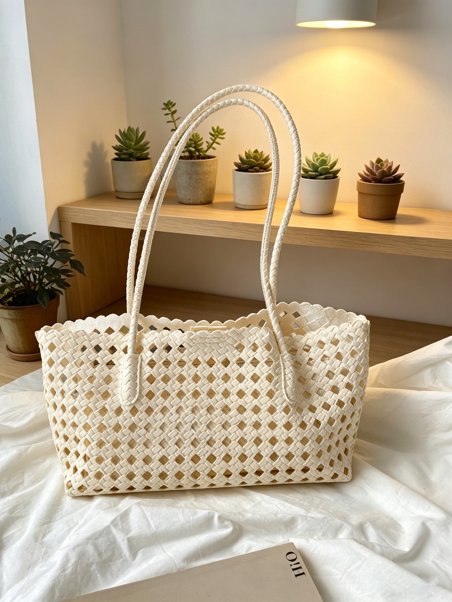 2026 New Diamond Quilted Single Shoulder Tote Bag Women Large Capacity Mother-Child Bag Casual Commute Handheld Bag