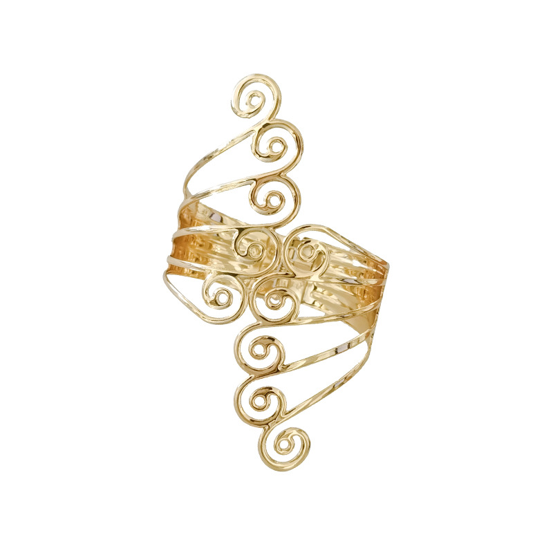 Accessories wing spring open bracelet hollow metal accessory bracelet