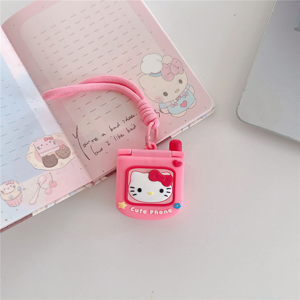 Flip phone cartoon compatible Apple watch Apple iwatch S11/10/9 protective case Ultra soft