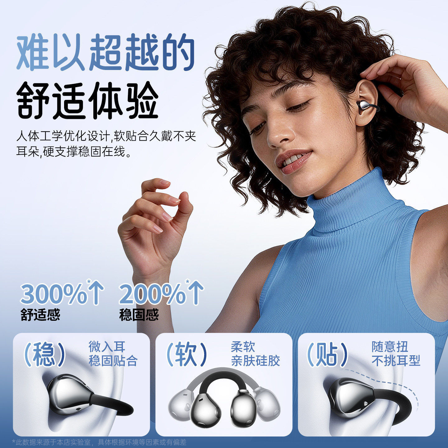 Private Mold M173 Clip-on Bluetooth Earphones 2026 High Sound Quality Low Latency Wireless Earphones
