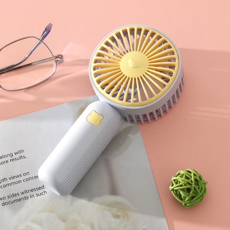 New Summer Cooling Free Handheld Fan Mini USB Rechargeable Portable Desktop Small Electric Fan