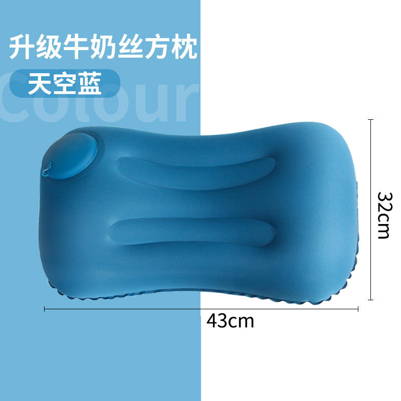 Press-Type Inflatable U-Shaped Pillow Sample Add Logo Air Pillow Core Office Backrest Pillow Portable Neck Protection Pillow