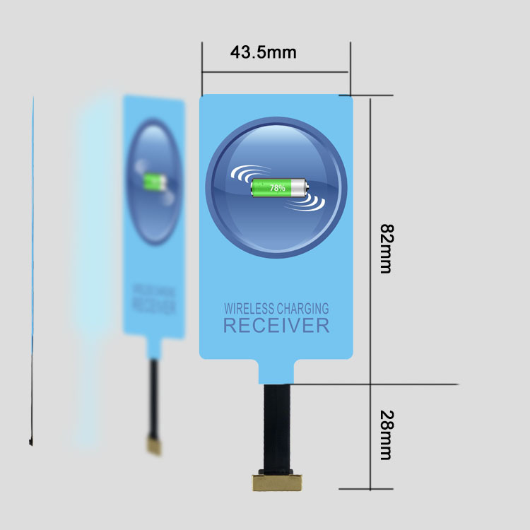 Wireless Charger Receiver Qi Standard for Android Apple and Other Smartphones