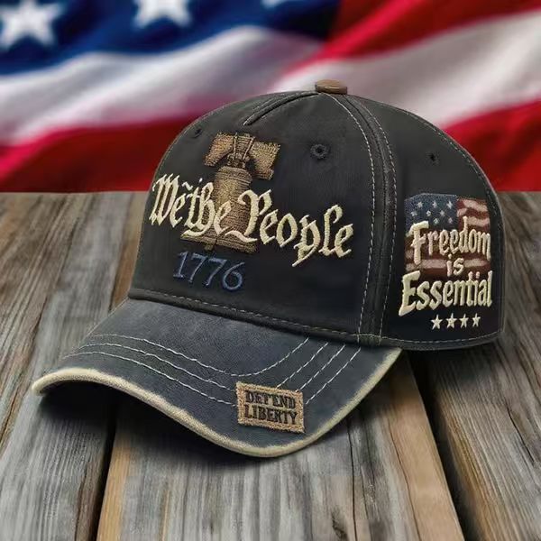 Embroidered WE THE PEOPLE US 250th Anniversary Hat US250th Memorial Baseball Cap