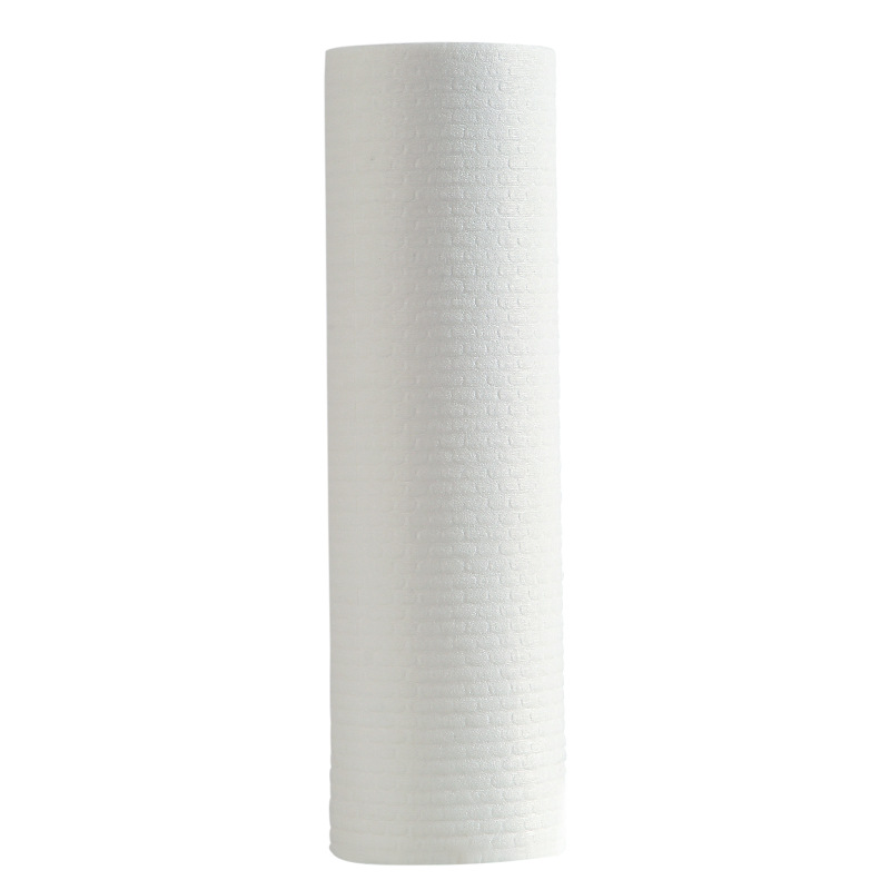 Lazy cloth, thickened disposable dish towel, non-greasy, dry and wet use, household kitchen pure white large roll
