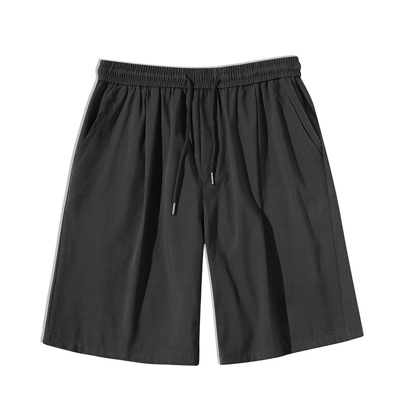 Summer Ice Silk Casual Shorts Men's New Loose Fashion Quick-drying American Basketball Sports Pants Men's Beach Pants