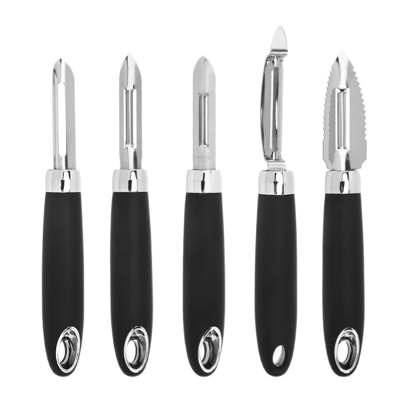 Stainless steel straight peeler household fruit peeler potato peeler fish scale peeler fruit peeler