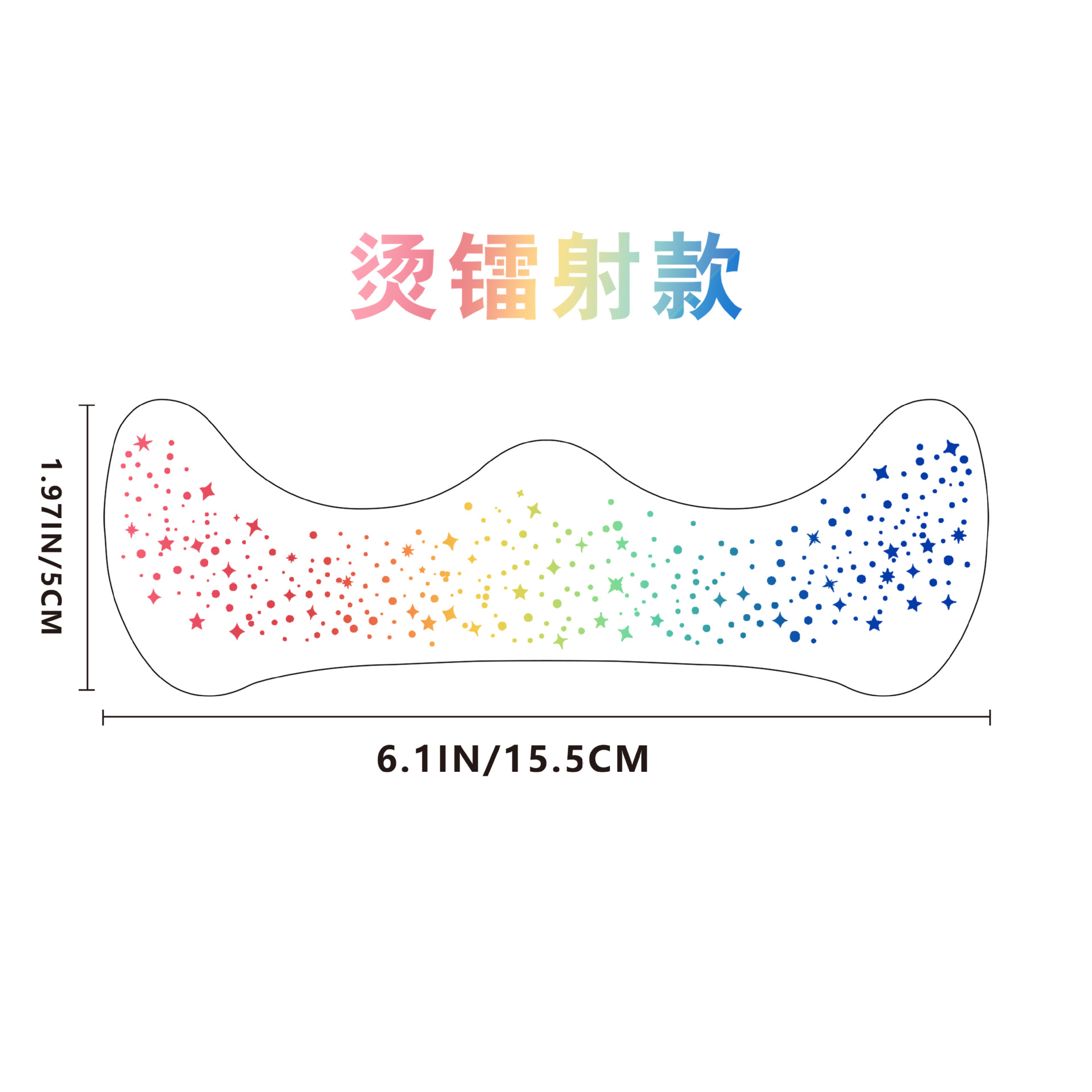 New Flash Makeup Freckle Tattoo Sticker Gold Foil Silver Foil Party Gathering Face Tattoo Sticker Paper