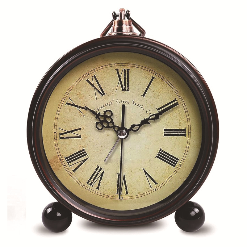 5.5-Inch Metal Silent Large Alarm Clock Desk Clock Children Student Desktop Large Alarm Clock