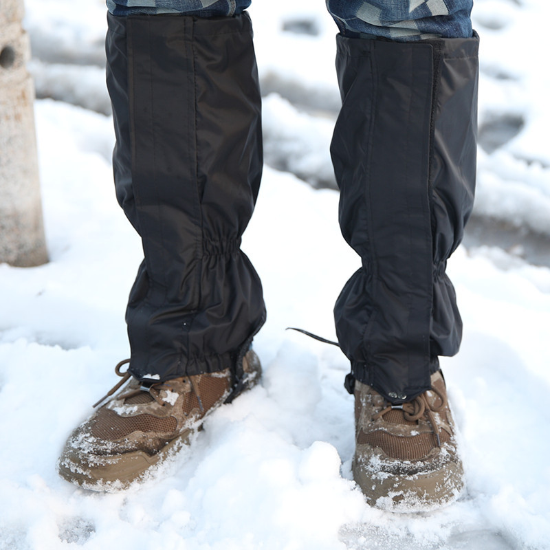 Gaitres Outdoor Zipper Velcro Snow Gaiters Sand-Proof Insect-Proof Leg Gaiters Desert Shoe Covers Hiking Foot Covers