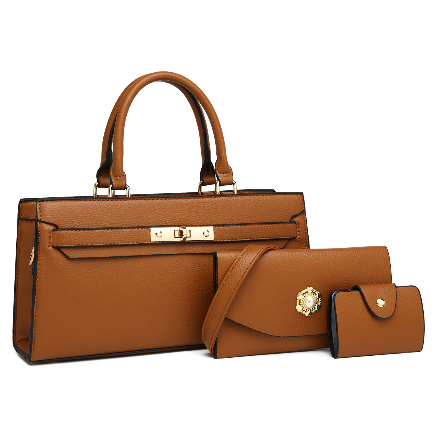 2026 women's bag new Kelly bag handbag multi-pocket Birkin shoulder crossbody commuting large bag