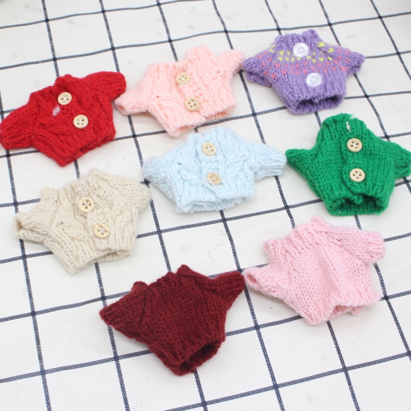 Plush toy doll accessories doll small sweater keychain pendant clothes hat shoes decoration materials