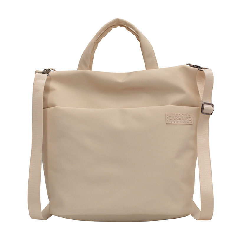 Leisure handbag single shoulder crossbody bag large capacity commuting bag handbag student class tote bag