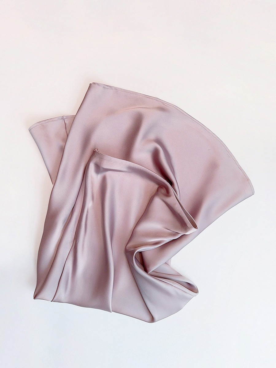 Imitation acetate satin skirt women spring and summer solid color high waist hip-hugging fishtail skirt mid-length skirt