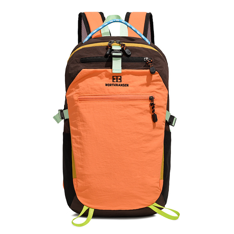 Dopamine Color-blocked Backpack for Women 2026 New Outdoor Hiking Backpack Lightweight Sports Travel Backpack