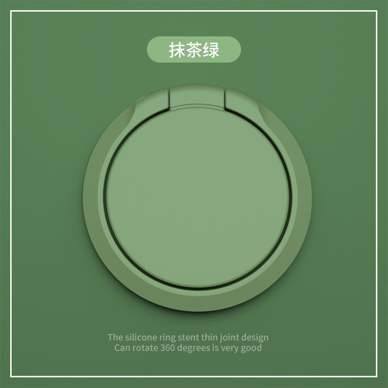 Phone Stand Full Metal Baked Paint Beveled Circular Ring Stand Thin Light Lazy Desktop Support Ring Stand