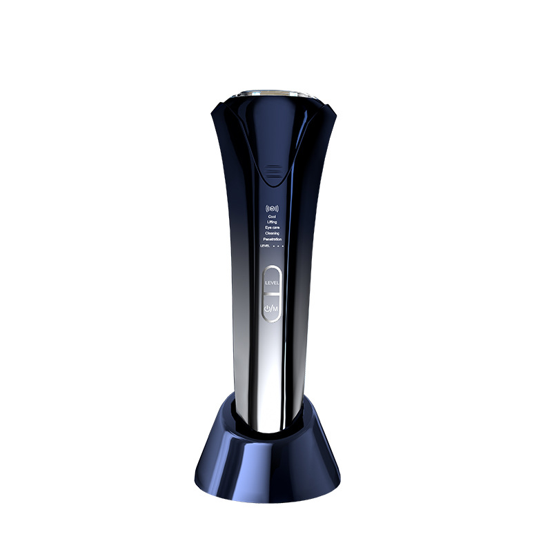 OEM Custom-Made New Beauty Device: EMS Microcurrent, Positive and Negative Ion Infusion, Red and Blue Light, and Cold Compress Mini Beauty Device