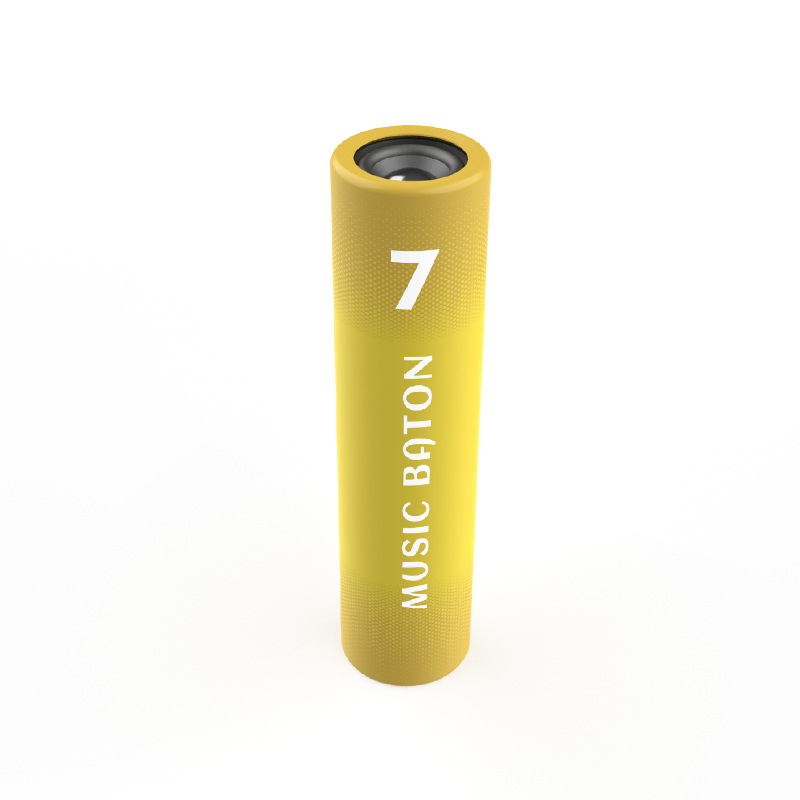 New relay baton Bluetooth speaker outdoor home running cycling speaker mobile outdoor round speaker