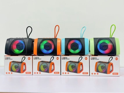 W991 Portable Bluetooth Speaker Small Steel Outdoor High Power Heavy Bass Home Small Mini Plug-in Card Speaker