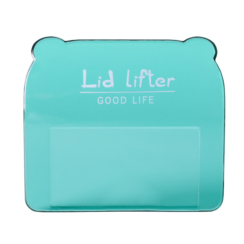 Toilet seat lifter, sanitary non-dirty hand toilet seat, adhesive lift handle, household portable flip lid