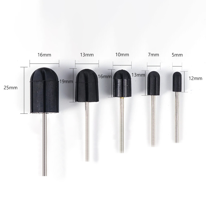 Nail Grinding Sand Cap 10 Colors Ball Shape Nail Polish Remover Polishing Sand Cap Foot Dead Skin Removal Nail Grinding Head Sand Cap