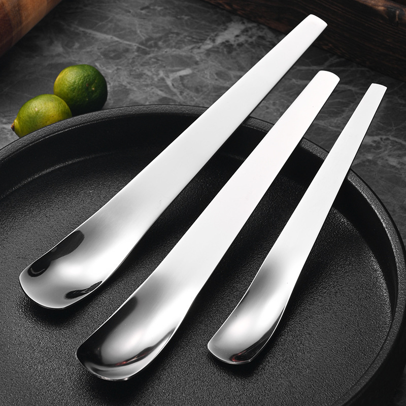 304 stainless steel ice cream spoon, dessert spoon, cake spoon, household thickened spoon, dumpling spoon, stirring spoon, yogurt spoon