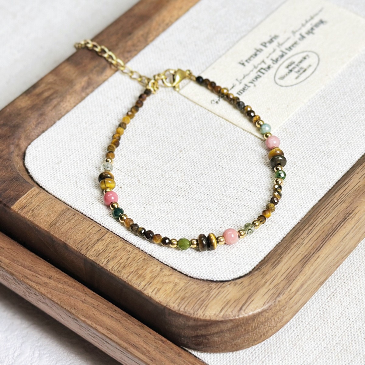 Dunhuang Style Red Agate Beaded Bracelet New Chinese Style Bracelet Women