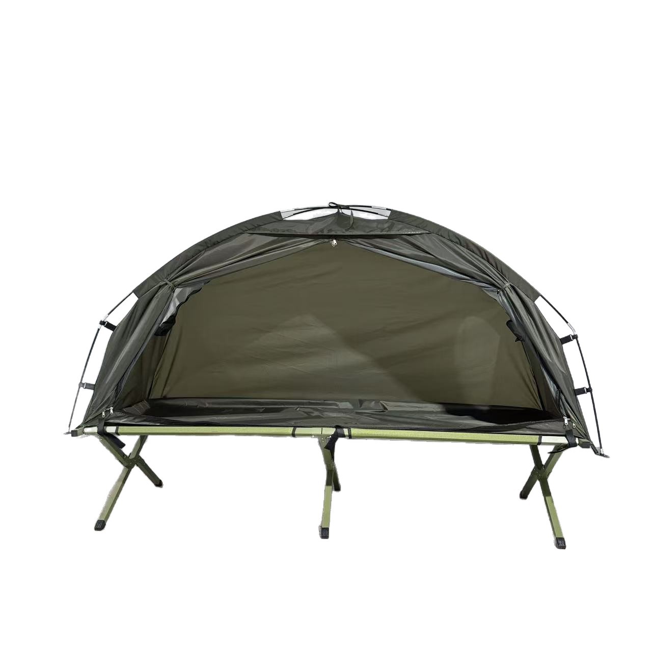 Portable camping cot, rainproof, anti-mosquito, off-ground single tent for fishing