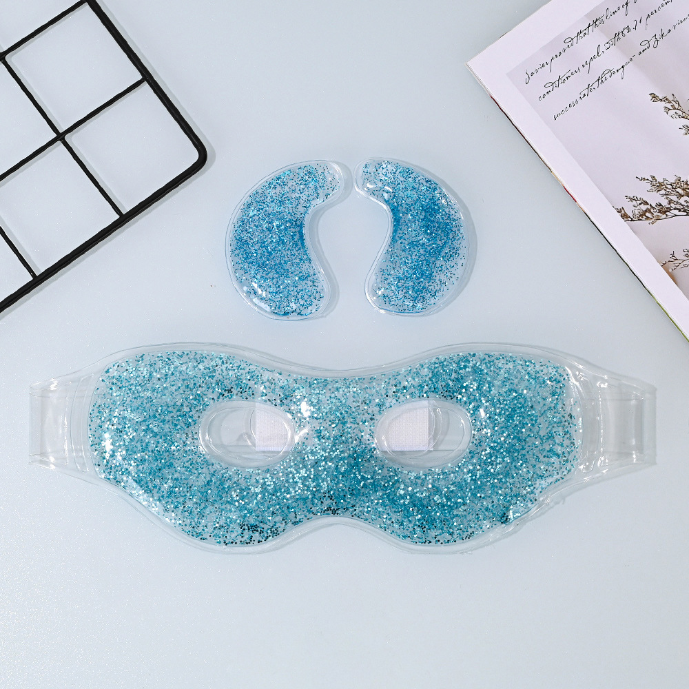 Popular beauty gel cold and hot compress dual-purpose eye mask, cooling ice eye mask, summer ice compress