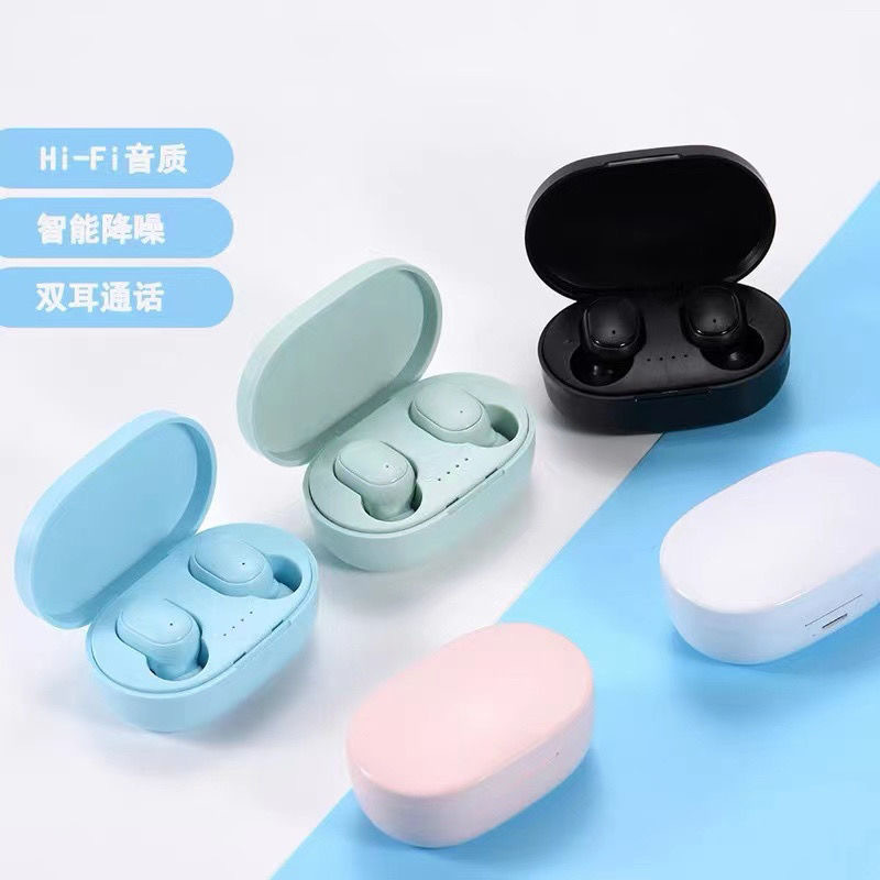 New A6S Bluetooth Earphones 5.0 Noise Reduction Sports Gaming Earphones In-ear Long Battery Life Large Capacity Wireless