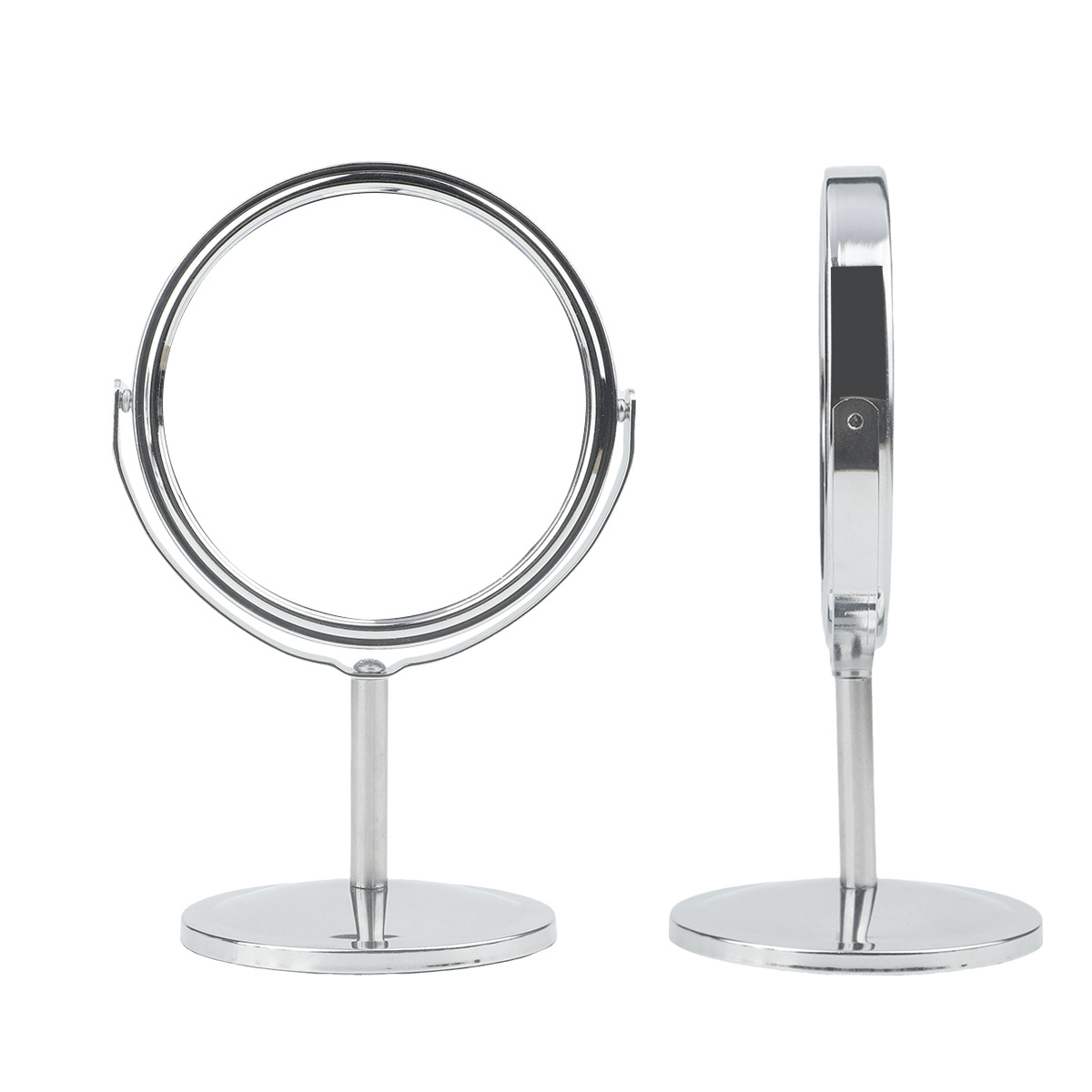 New 3/4/5/6 Inch Double-Sided Desktop Makeup Mirror Magnifying Rotating Mirror High Definition Desktop Dressing Table Mirror
