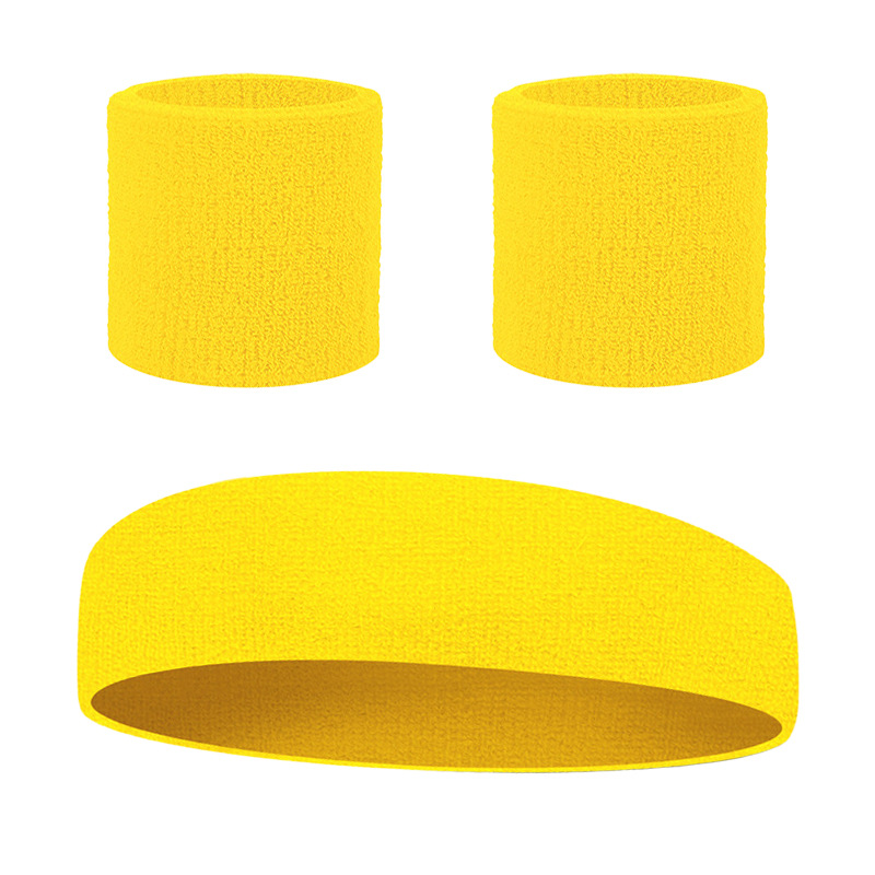 Sweat-absorbing sports headband, anti-sweat headband, yoga fitness running towel headband, basketball badminton unisex