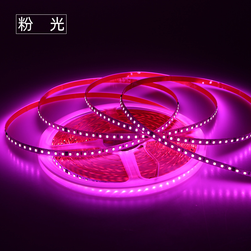 LED strip light, 220V, self-adhesive, living room ceiling, 8mm, 120D, atmosphere, driver-free, 2835, high-voltage, color, linear strip light