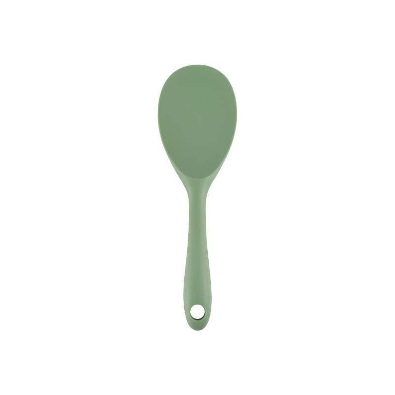 Silicone Spatula Home Spoon Spatula Non-Stick Pan Special Frying Spatula High Temperature Resistant Slotted Spoon Soup Spoon Kitchen Utensils Set