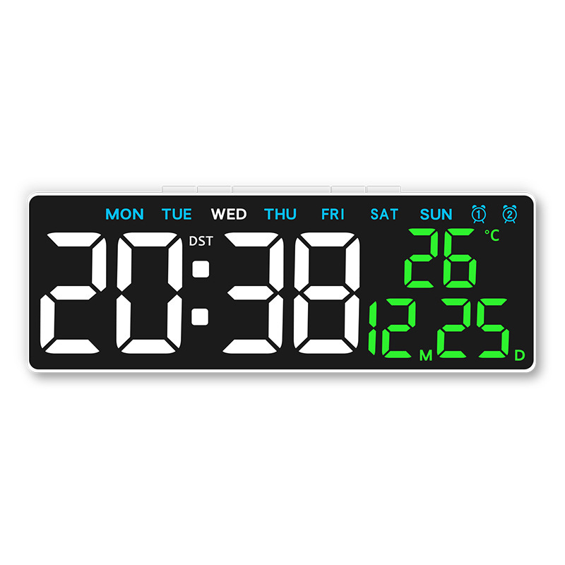 New Clock Multifunctional Electronic Clock Simple LED Digital Clock USB Output Bedside Clock 5510 Alarm Clock