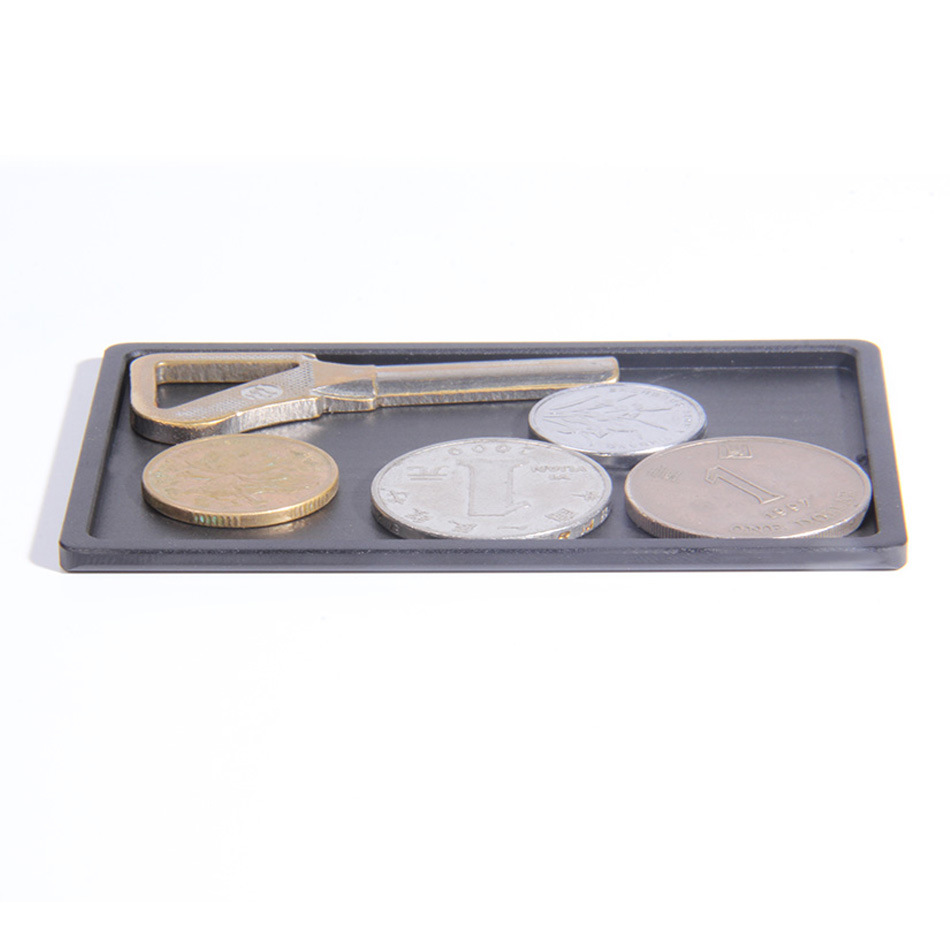 Wallet Card Holder Universal Aluminum Alloy Tray Key Coin Multi-Purpose Storage Box