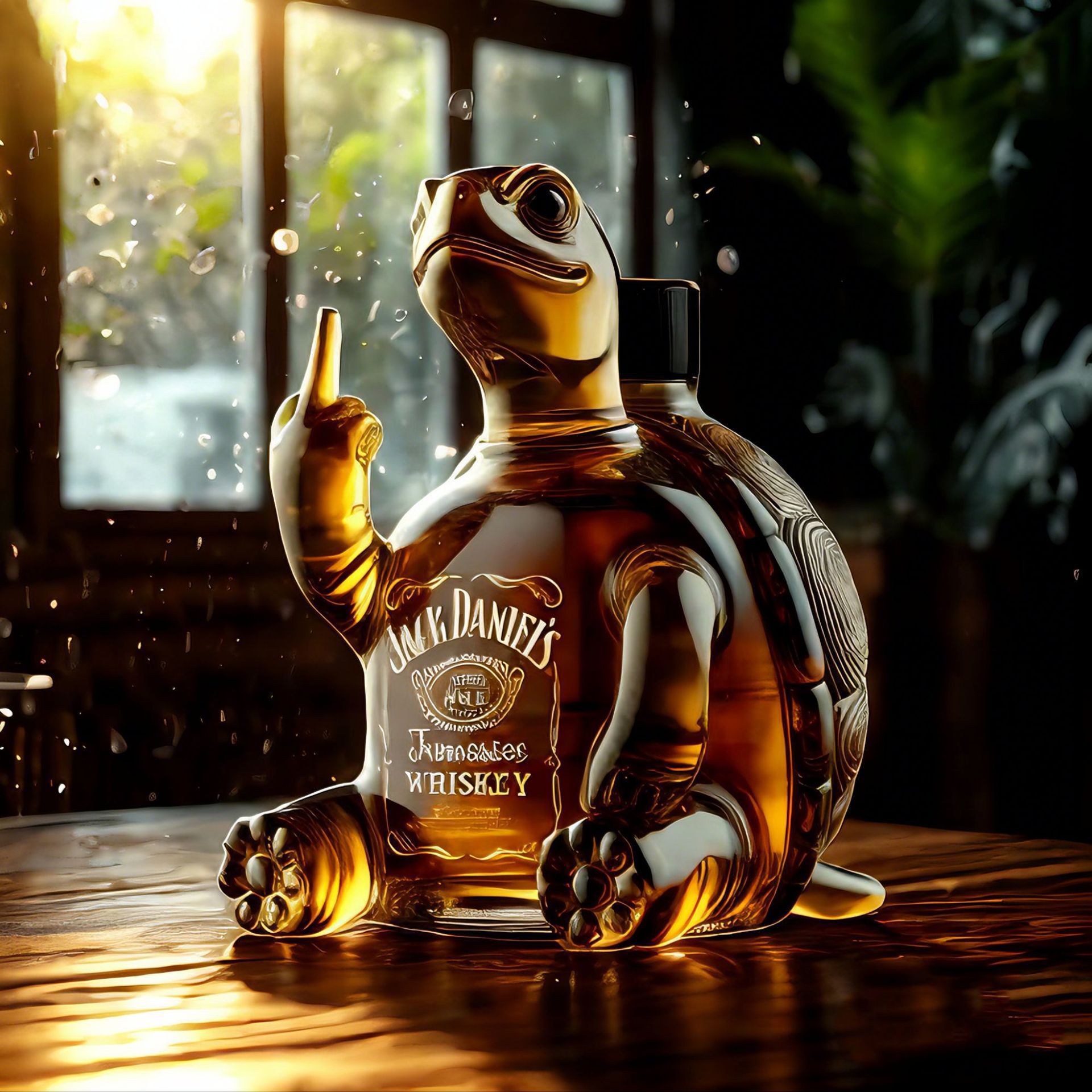 Independent site new animal whiskey decanter AnimalWhiskeyBottle glass bottle