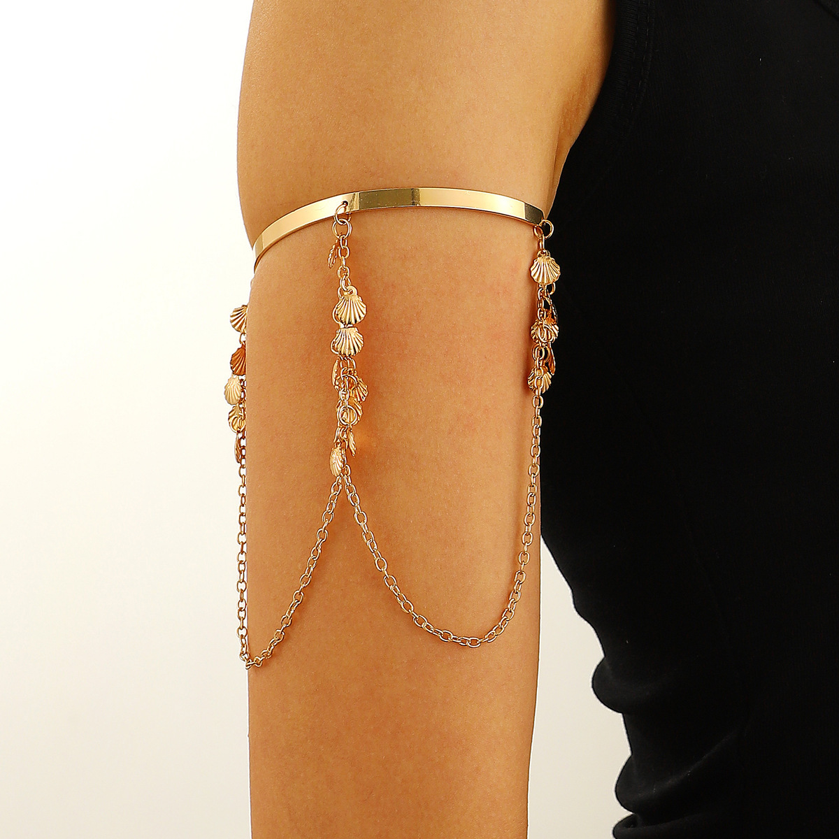 Chain Long Bangle Star Bangle Arm Ring Exquisite Accessories Hand Decor DIY Open Arm Ring